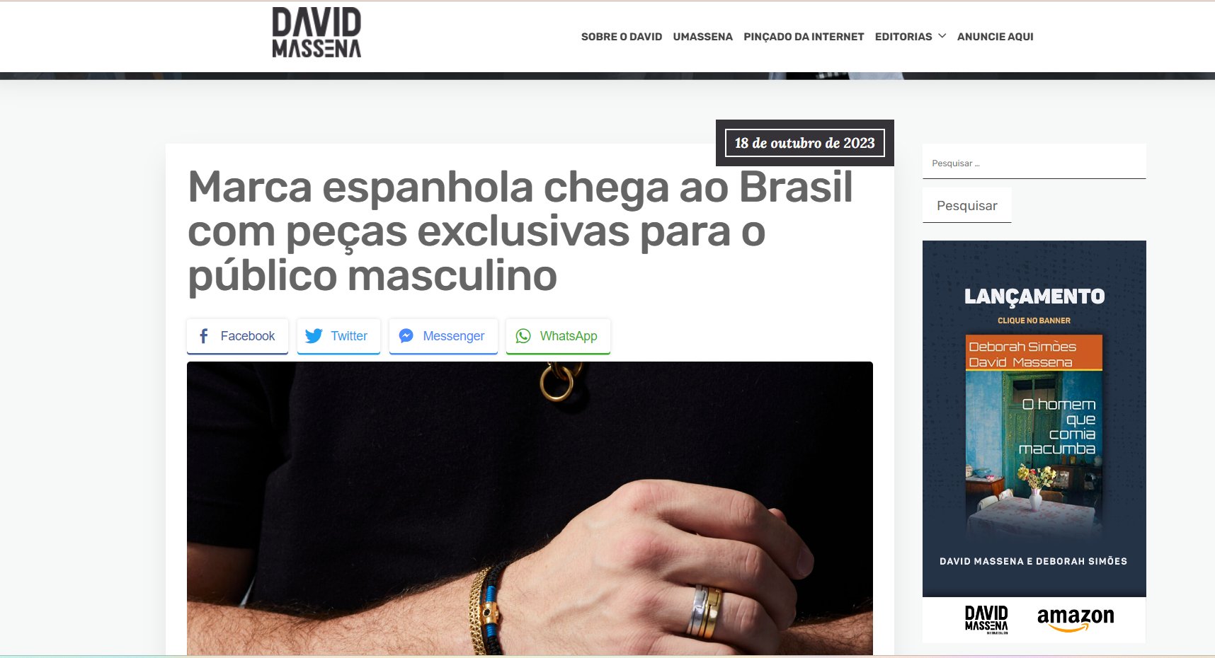 Coluna Social do David Massena - DUEROS Brazil